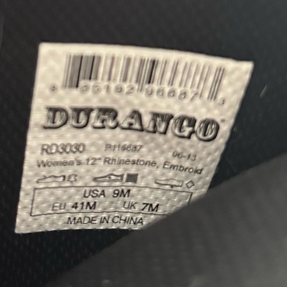 Crush by Durango Women's Rhinestone Embroidered Western Boot - Picture 2 of 2